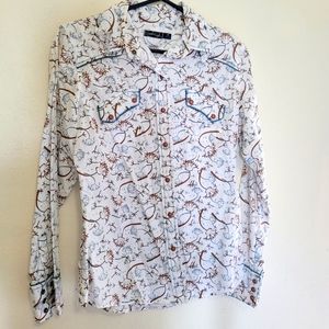 Cruel Girl western button up shirt